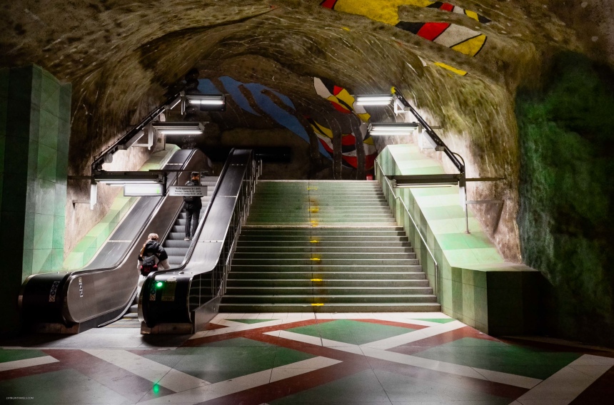 Арт-тур по метро Стокгольма: самые красивые станции (3)