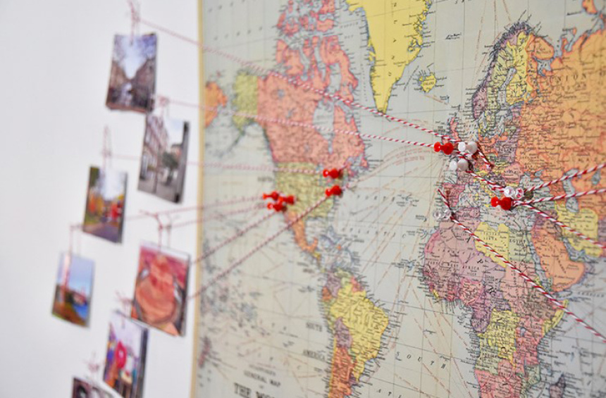 10 способов использовать старые карты мира (3)