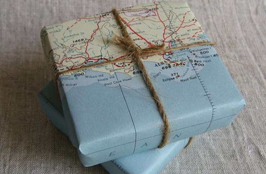 10 способов использовать старые карты мира (7)