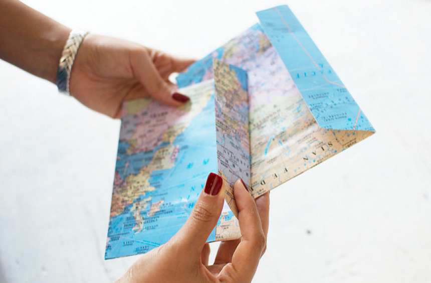 10 способов использовать старые карты мира (8)