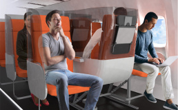 Представлен дизайн новых кресел для сохранения дистанции между пассажирами