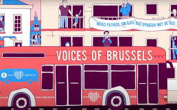 Автобусы в Брюсселе начали доставлять голосовые послания от близких