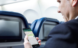 Delta Airlines предлагает пассажирам бесплатный обмен сообщениями во время полета