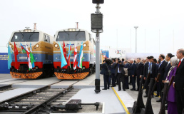 Между Азербайджаном, Грузией и Турцией создали железнодорожное сообщение